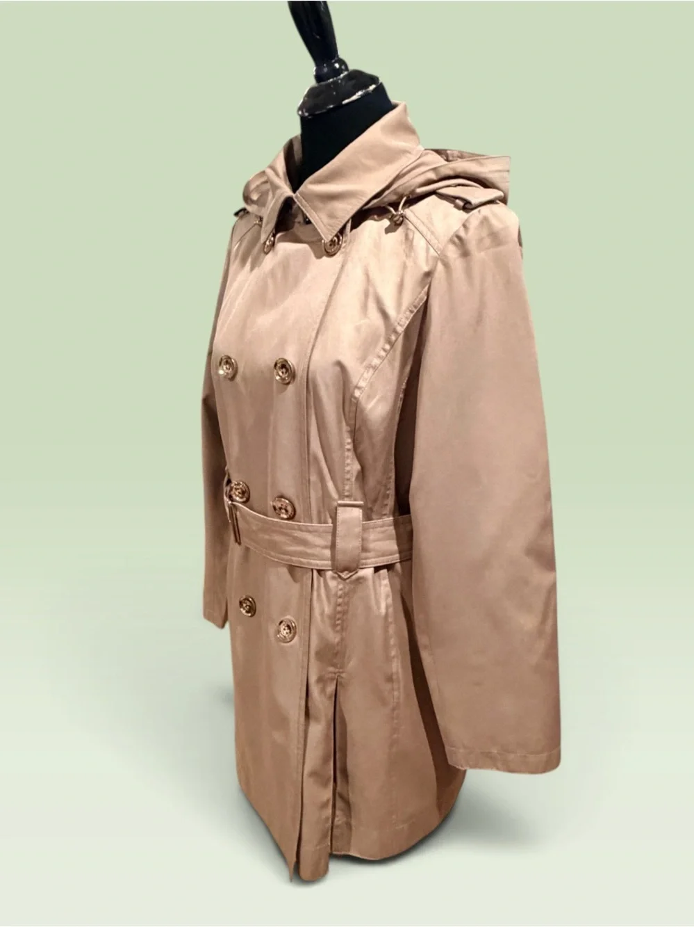 Michael Kors Beige Trench Coat with Belt NWOT